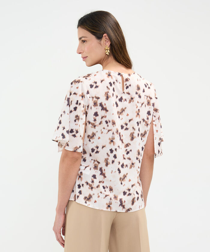Blusa Estampado de Manchas