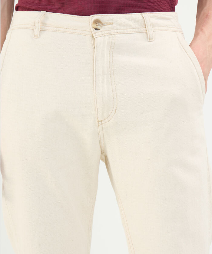 Pantalón Chino en Efecto Lino