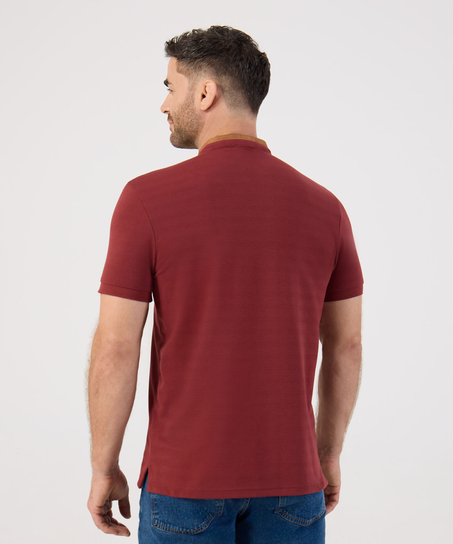 Polo Cuello Neru Slim Fit para Hombre