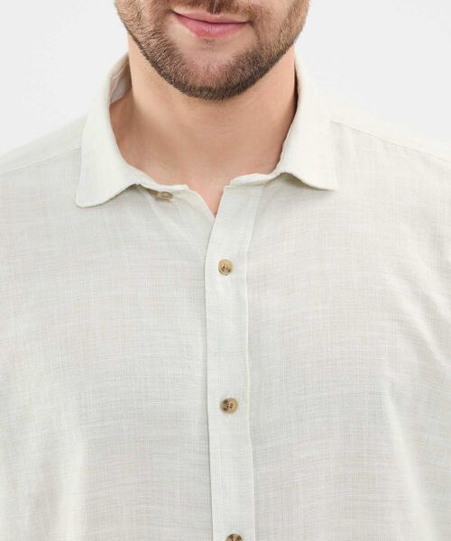 Camisa en Efecto Rústico image number null