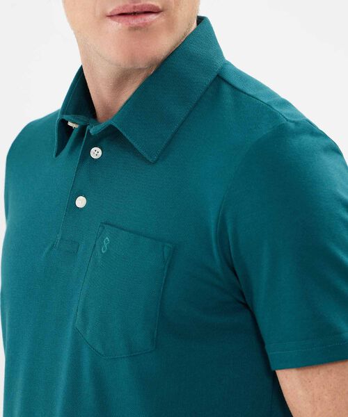 Polo Unicolor Cuello Maquina image number null