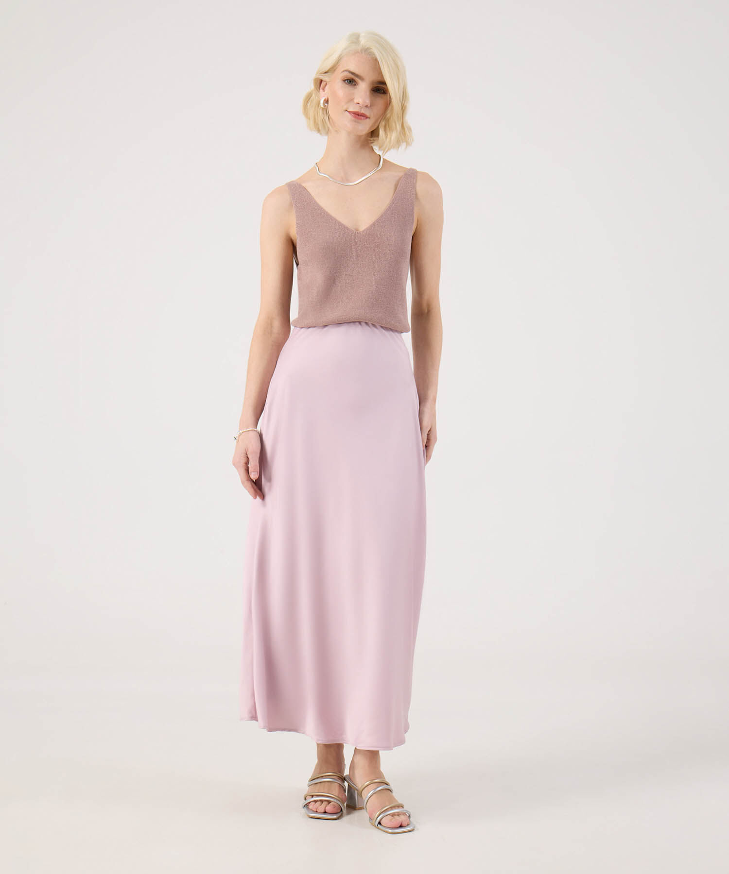 Camiseta Manga Sisa Con Lurex