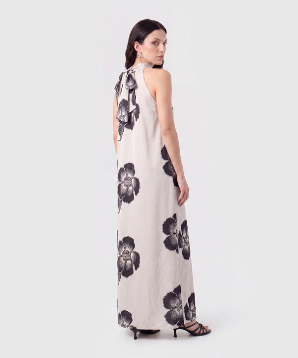 Vestido Cuello Halter Largo para Mujer