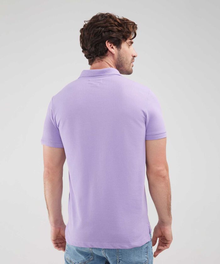 Polo Tejido Unicolor Cuello Y Puños Tejidos,Sin Bolsillo Con Hiladillo.