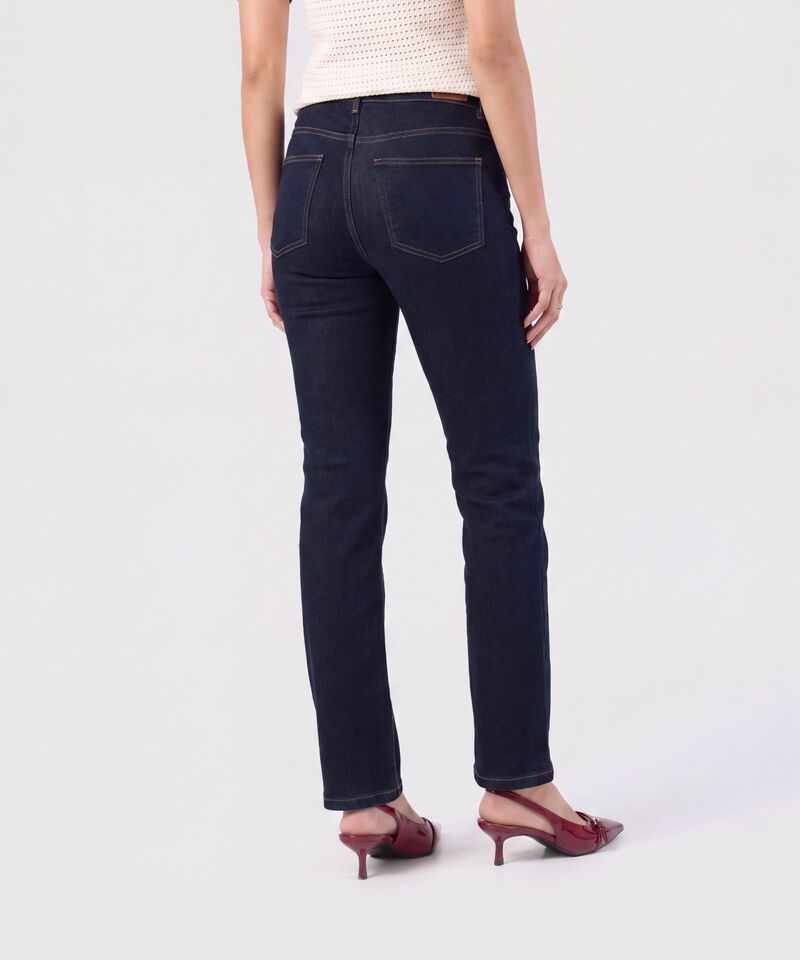 Jean Bota Recta Tiro Alto Para Mujer