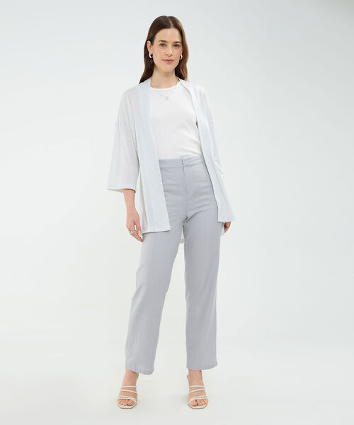 Pantalón en Efecto Lino image number null