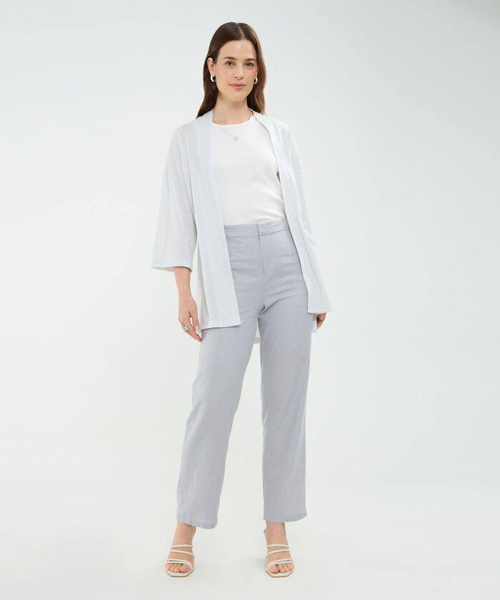 Pantalón en Efecto Lino