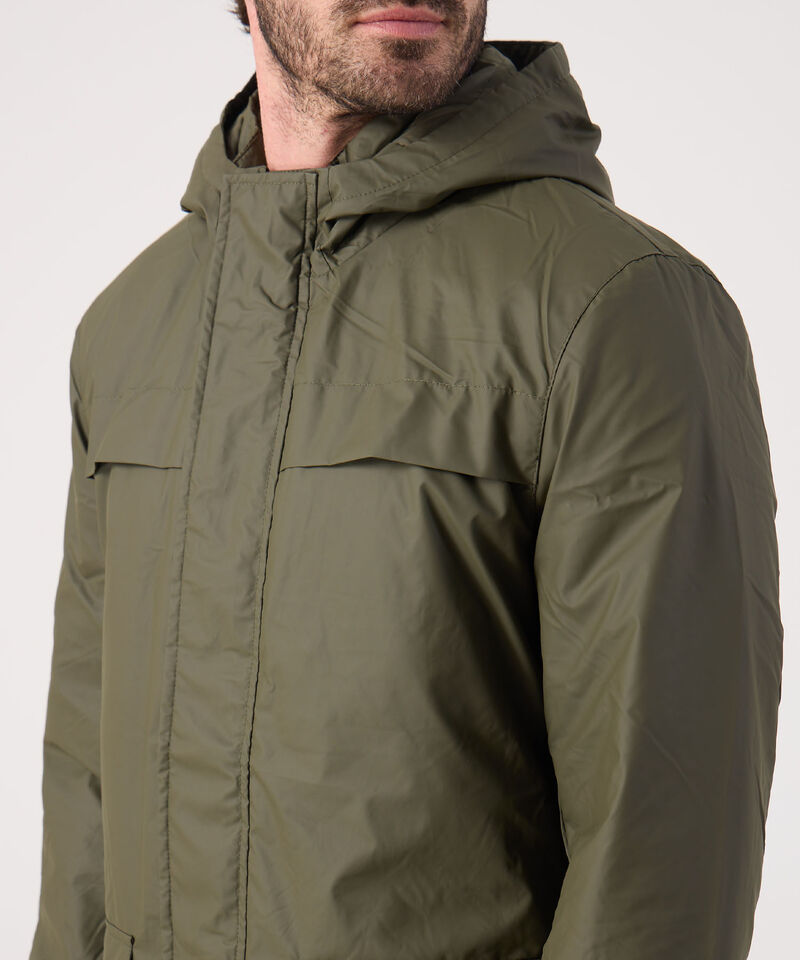Chaqueta Parka Unicolor 