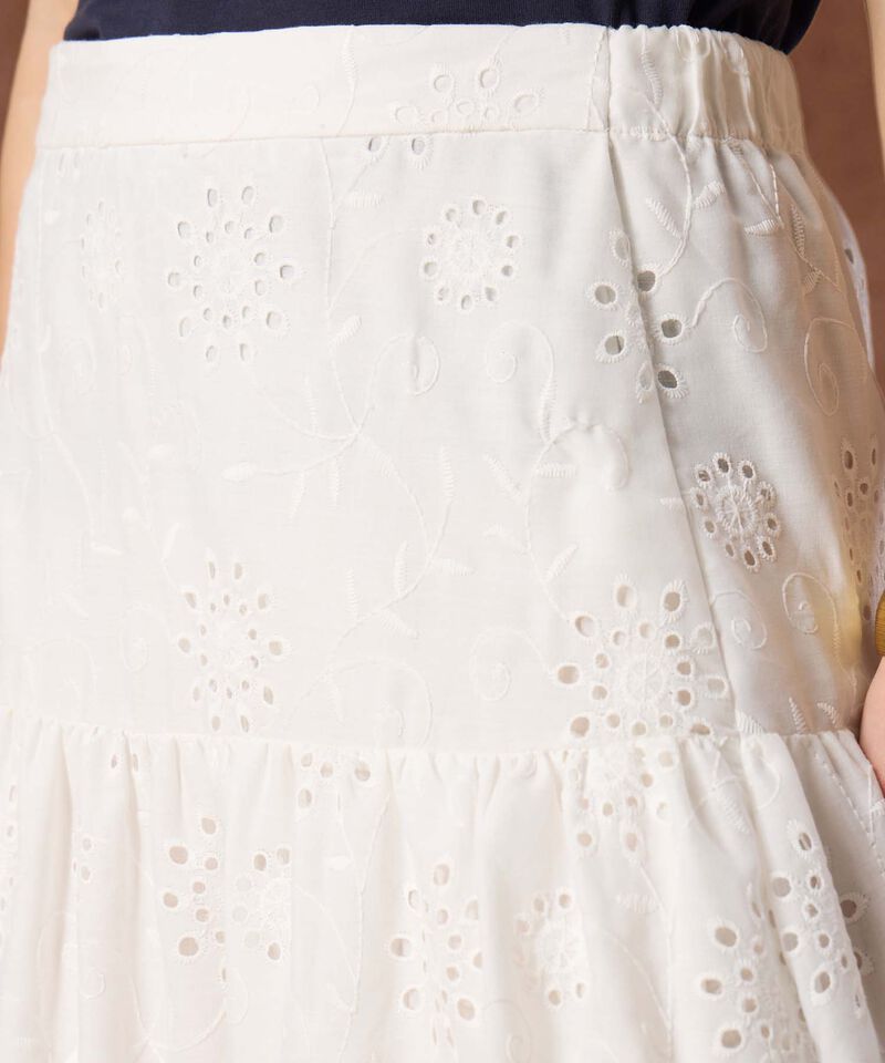 Falda Calada Para Mujer Dise&ntilde;o Larga De Volantes