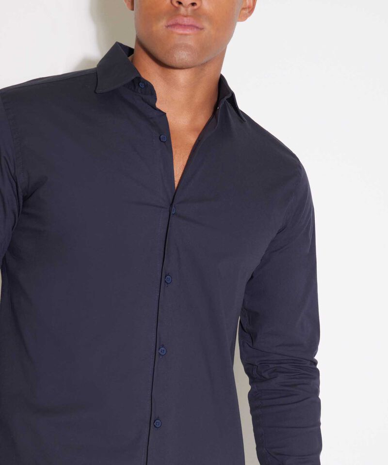 Camisa Corbatera Manga Larga