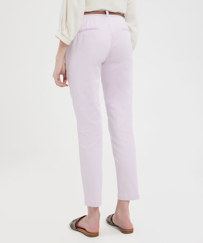 Pantalon Basico Bolsillos Diagonal