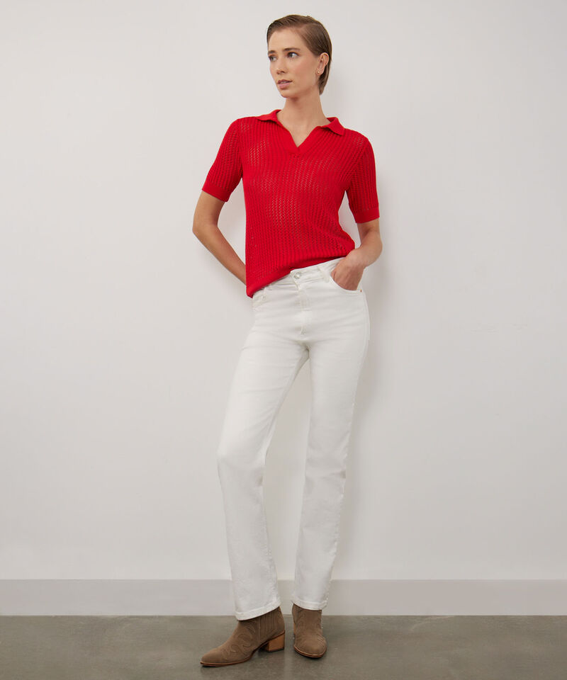 Jean Jean Straight Tono Off White