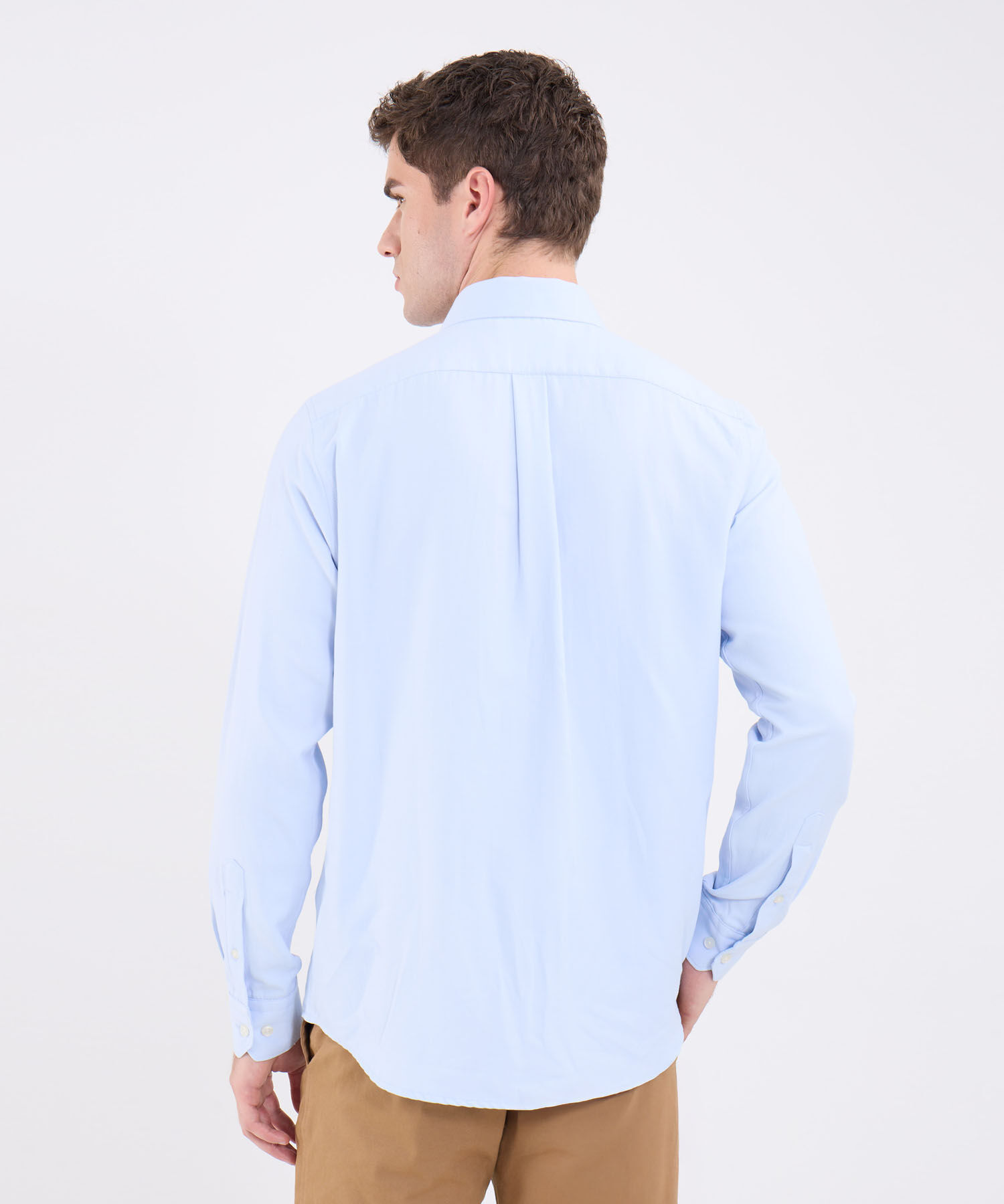 Camisa Unicolor Manga Larga