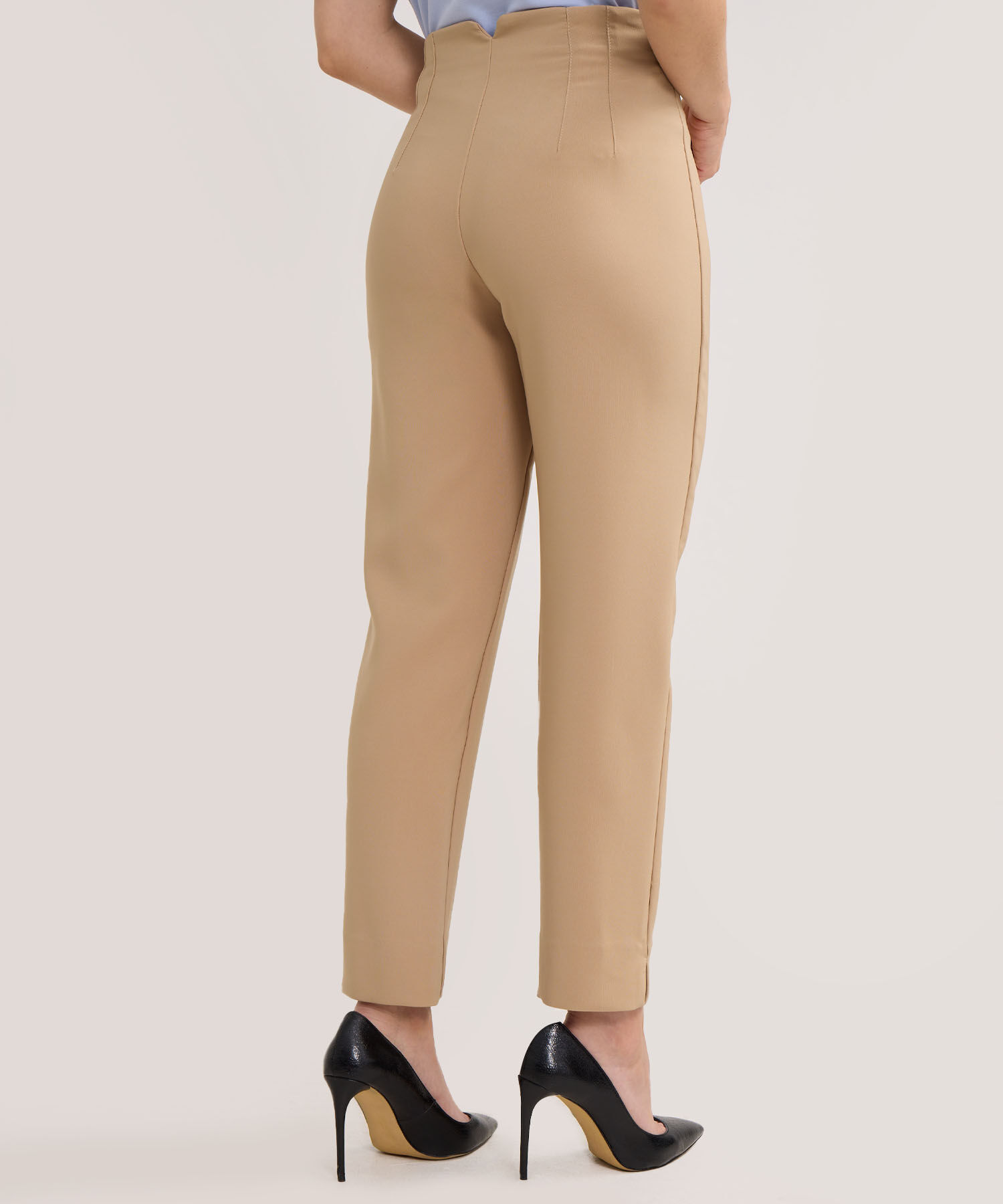 Pantalon Tiro Alto Unicolor