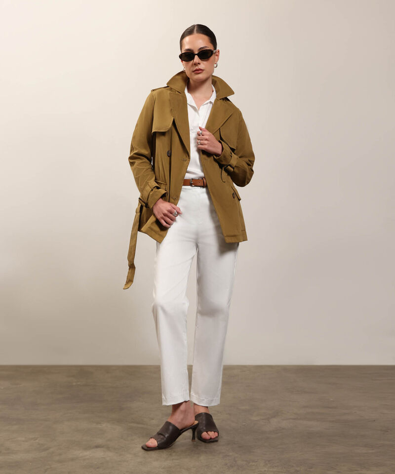 Blusa Satinada Escote en V