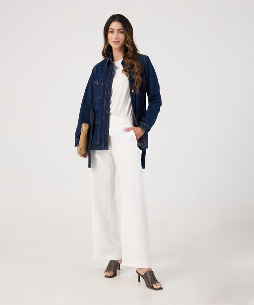 Pantalon recto unicolor  image number null