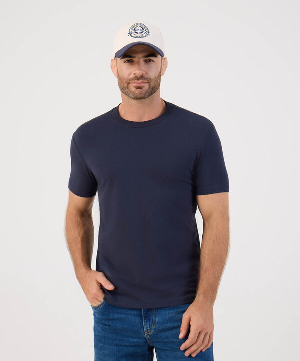 Camiseta B&aacute;sica Cuello Redondo Para Hombre