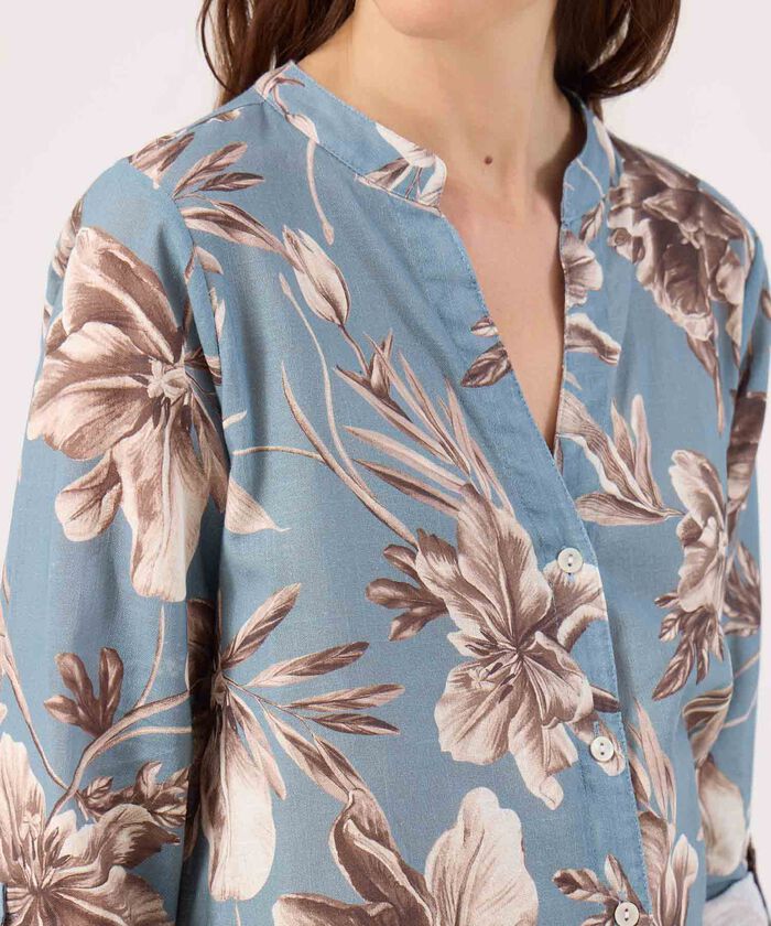 Blusa Manga Larga Estampada