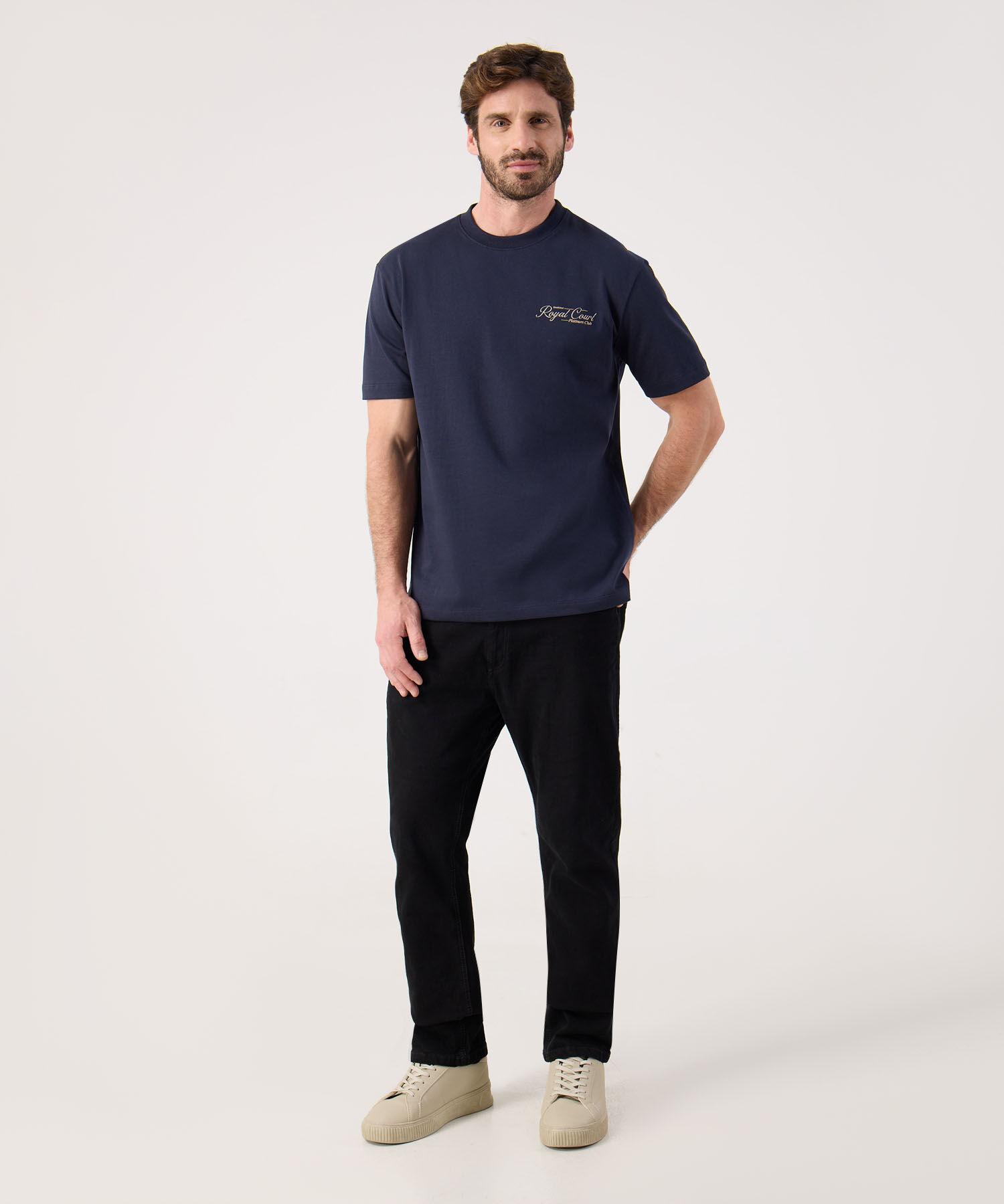 Camiseta Estampada Manga Corta 