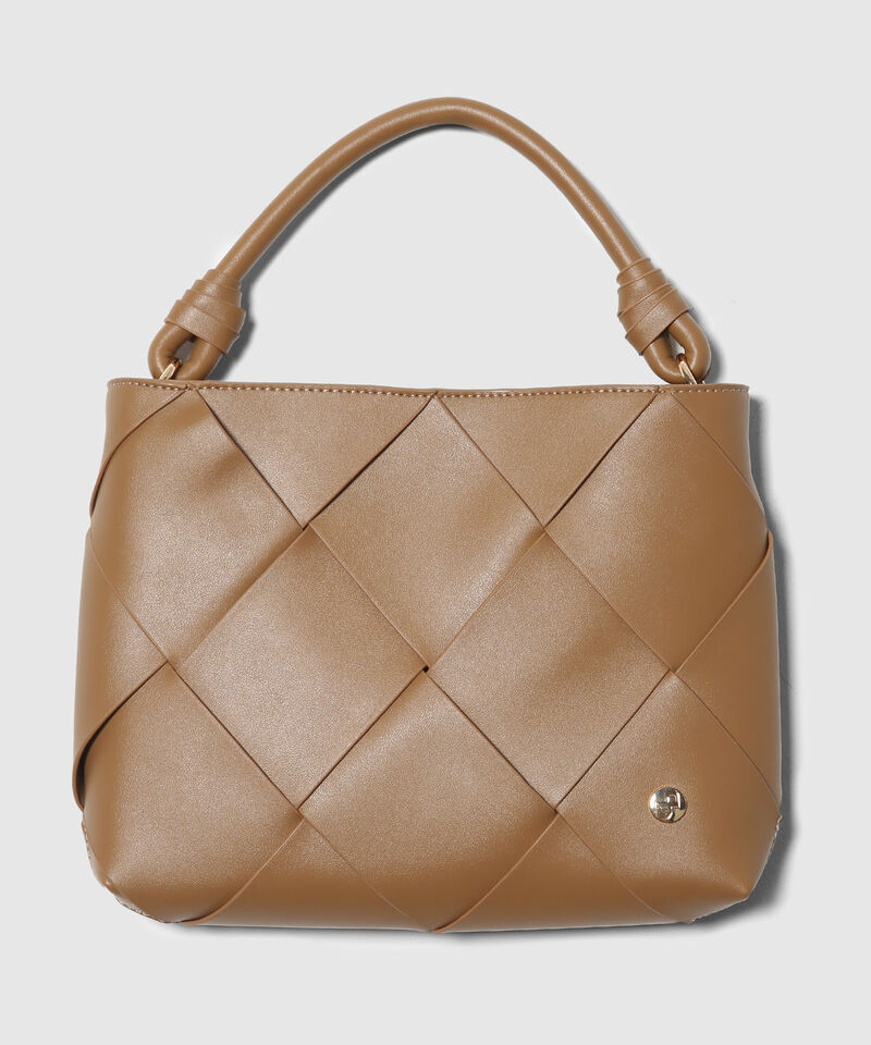 Bolso de Mano en Efecto Cuero