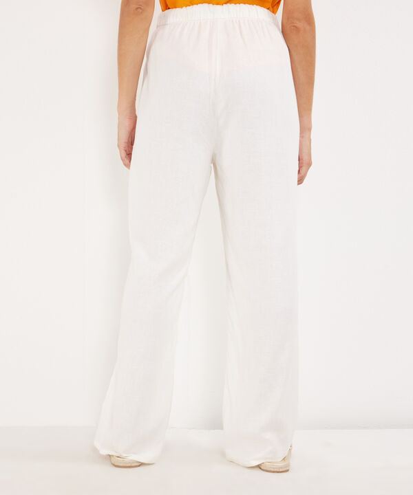 Pantal&oacute;n Bota Recta En Lino