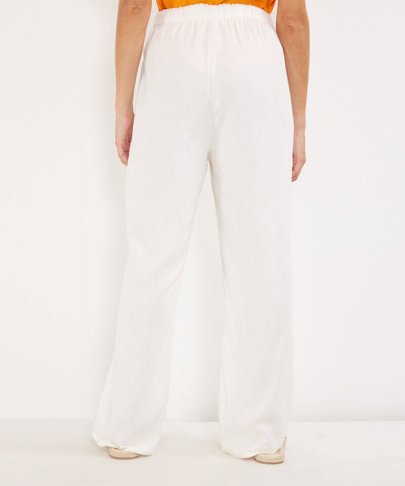 Pantal&oacute;n Bota Recta En Lino