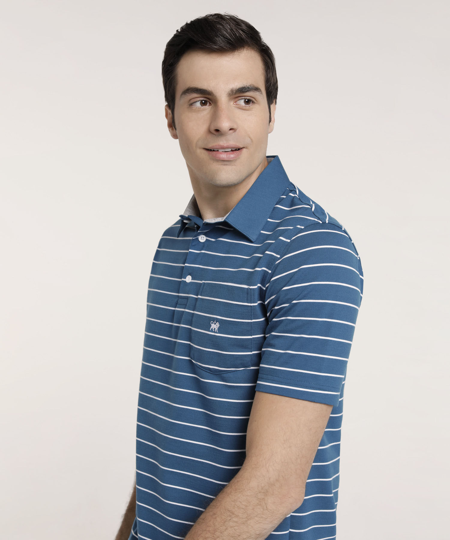 Polo Cuello Duro Bicolor