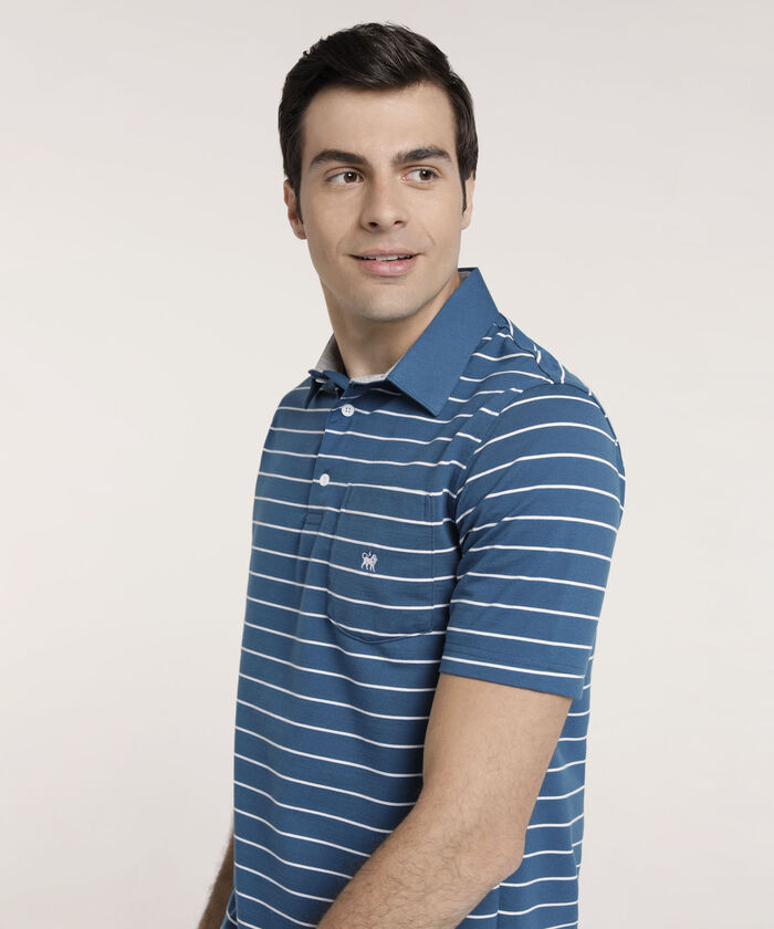 Polo Cuello Duro Bicolor