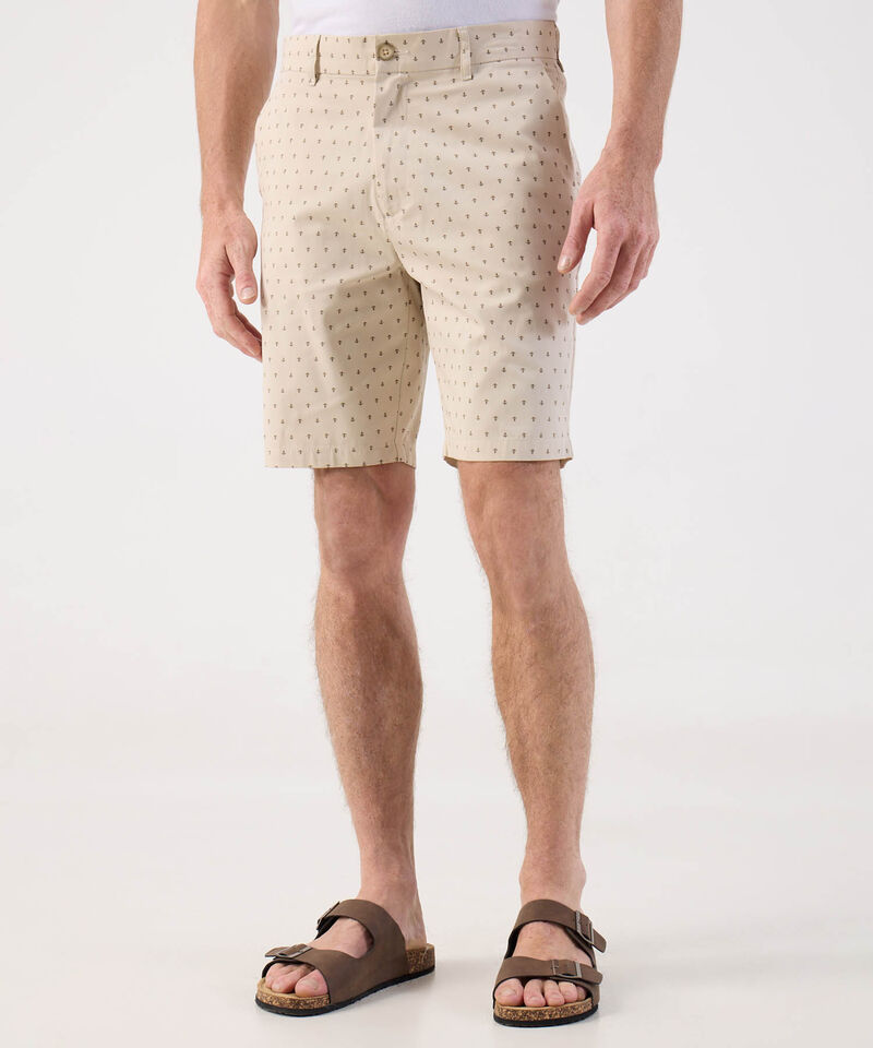 Bermuda Estampada Cl&aacute;sica de Verano Para Hombre