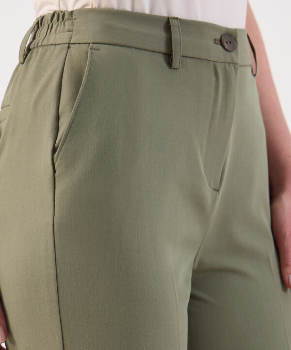 Pantal&oacute;n Sastre Cropped Cl&aacute;sico Urbano