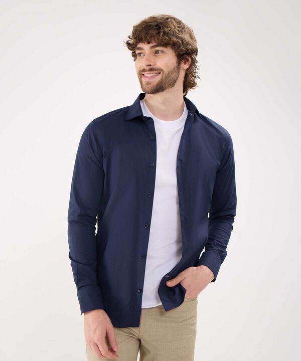 Camisa Corbatera Manga Larga image number null