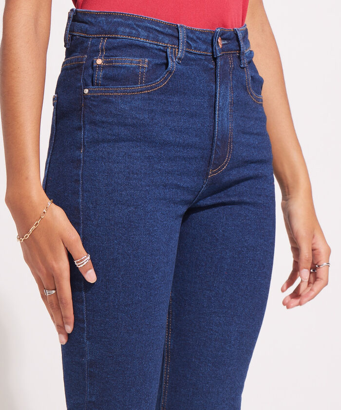 Jean Skinny Tiro Alto