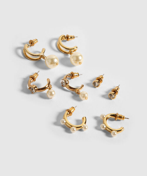 Aretes Set X 4 Pares Ref. Kf241-0782-2 image number null