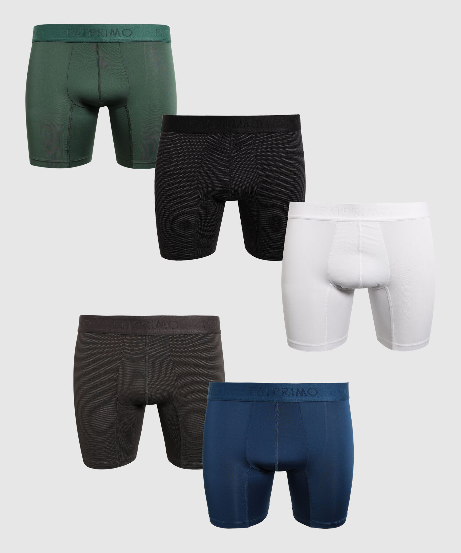 Pack X5 Boxer Medio En Microfibra