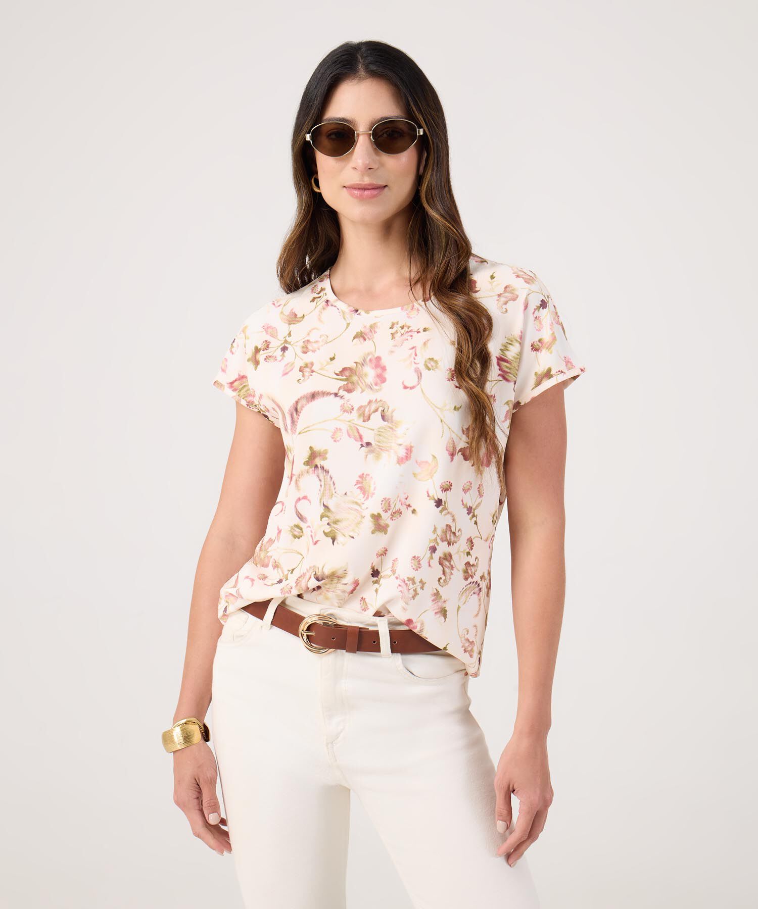 Blusa Ligera Estampada 