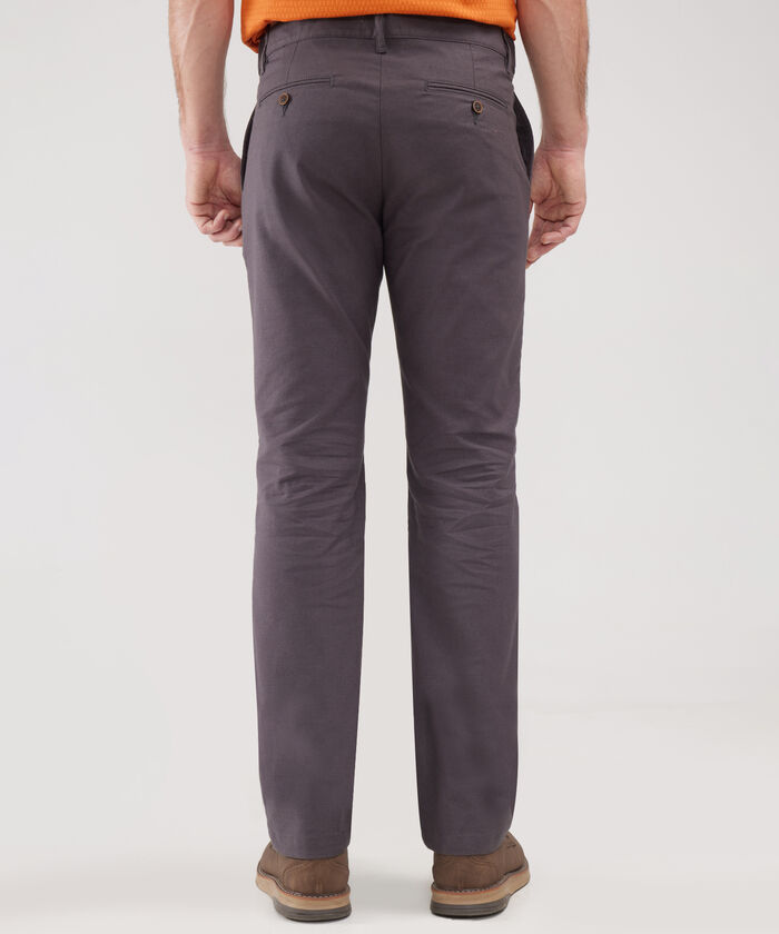 Pantalon Bolsillos Laterales Internos Y De Ribete Atras