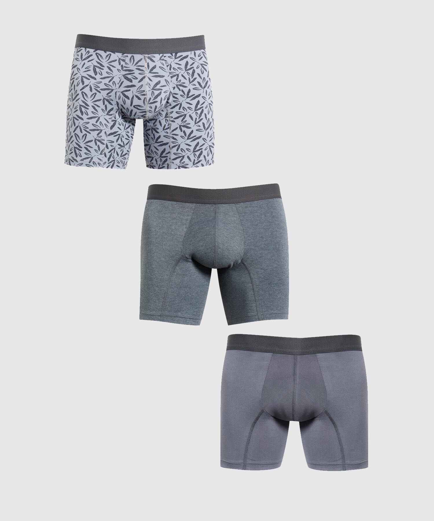 Pack X 3 Boxer Medio En Algodón 