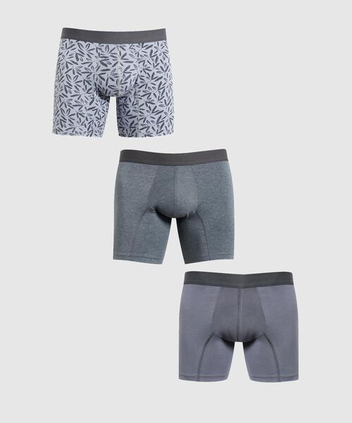 Pack X 3 Boxer Medio En Algodón  image number null