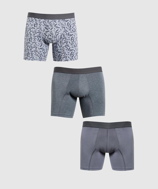 Pack X 3 Boxer Medio En Algod&oacute;n  image number null