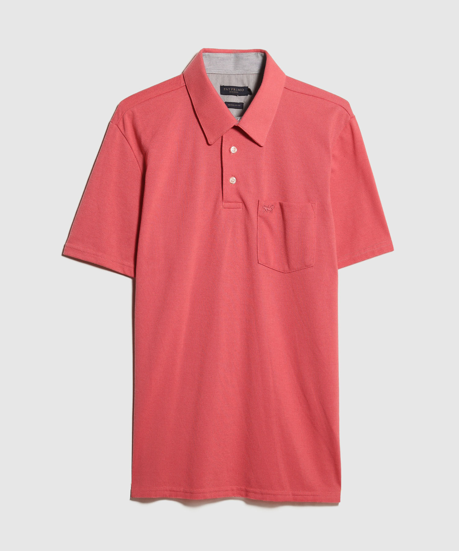 Polo Cuello Duro Con Bolsillo