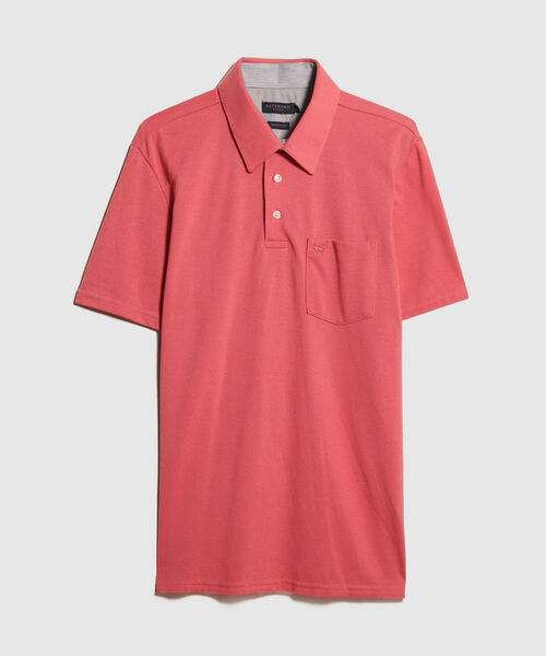 Polo Cuello Duro Con Bolsillo