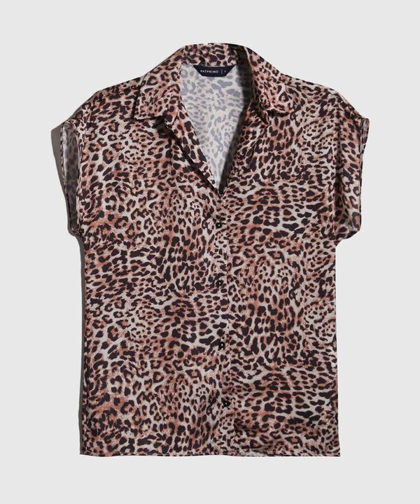 Camisa Animal Print de Manchas