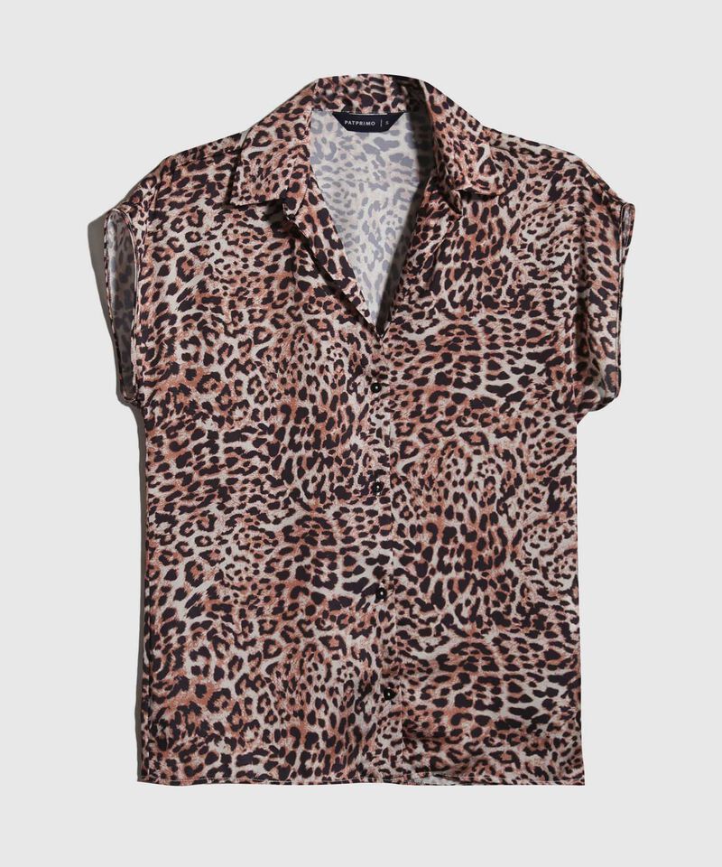 Camisa Animal Print de Manchas