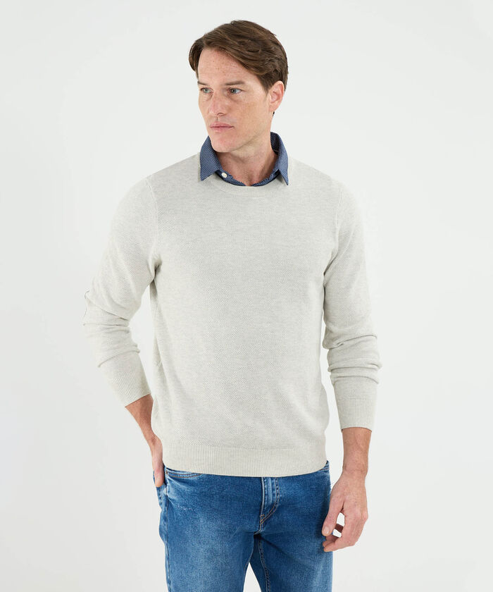 Saco Cuello Redondo Con Coderas Para Hombre