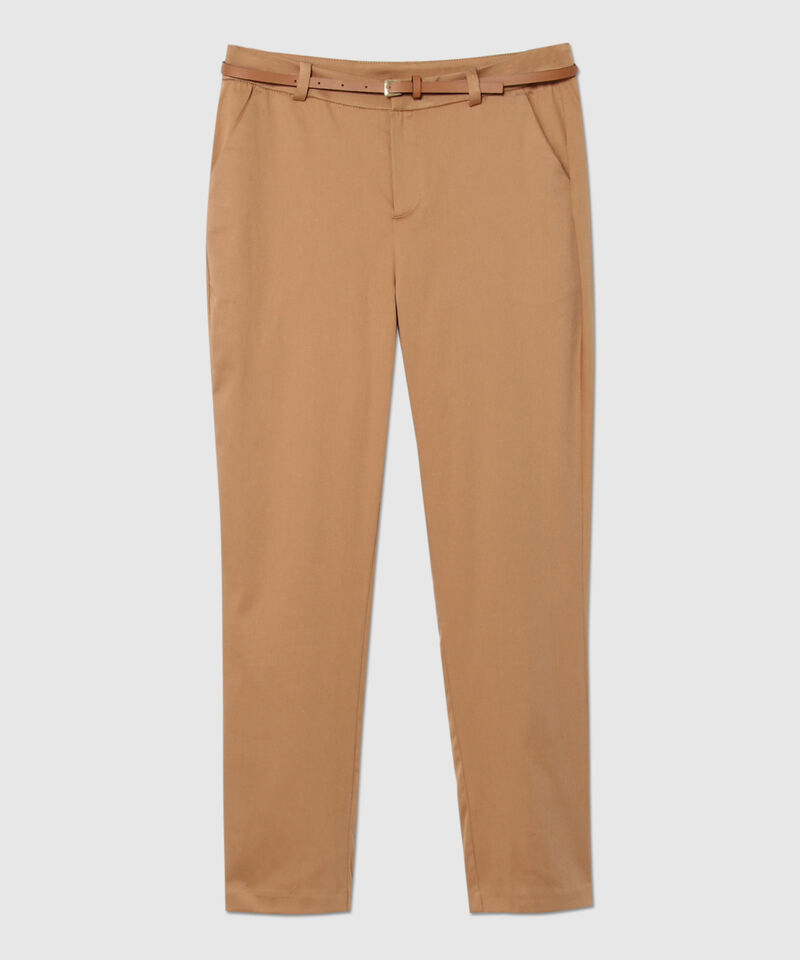 Pantalon Basico Bolsillos Diagonal