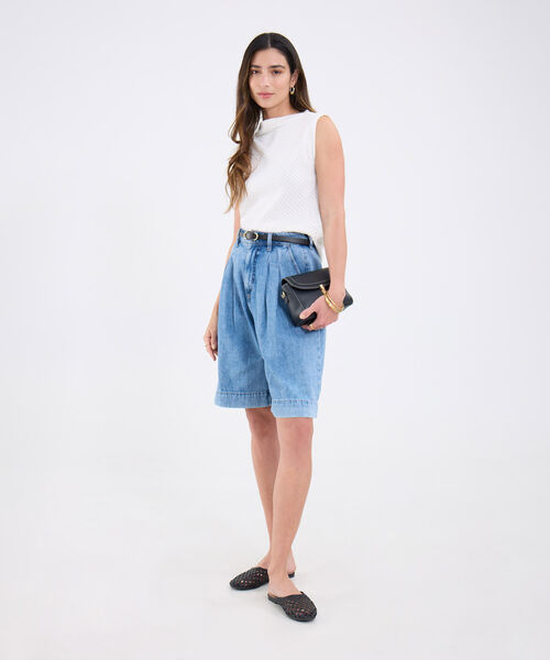 Camiseta Manga Sisa Texturizada image number null