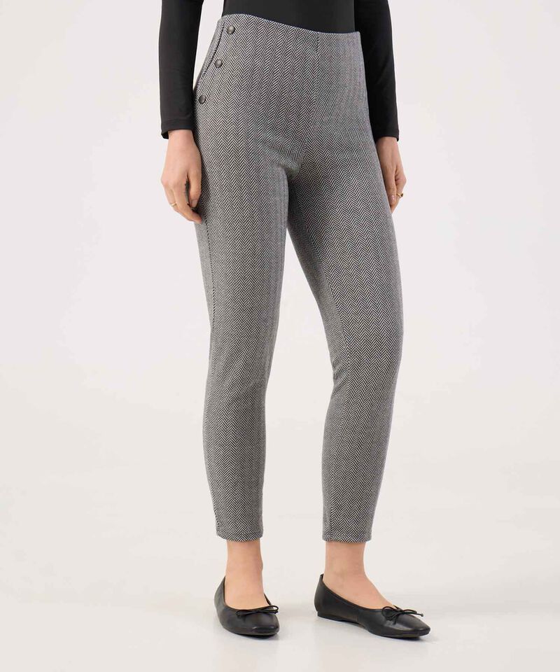 Leggins Estampados Con Broches