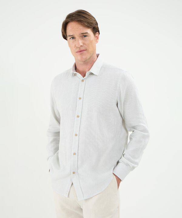 Camisa Manga Larga Prete&ntilde;ida image number null