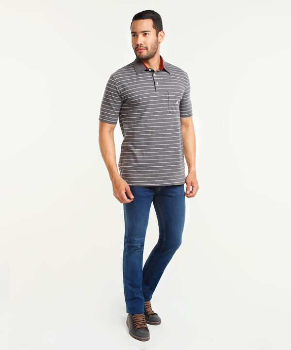 Polo Cuello Duro  Prete&ntilde;ido Bicolor