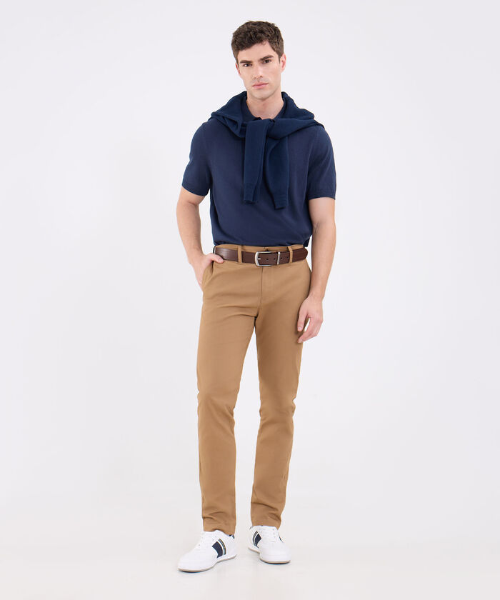 Polo Tejida Para Hombre
